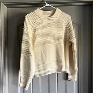 Universal Thread Cream Mock Turtleneck Sweater